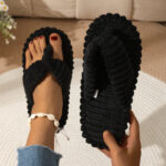 Unisex EVA Slide Slippers Plush Lining - Image 3