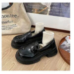 Round Toe Platform Loafers - Image 4