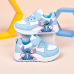 Girls' Cartoon Stitch Sneakers – Soft Sole Non-Slip Velcro Shoes (2026 Autumn) - Image 6