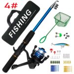 A Blue Reel Set With Landing Net