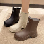 Women's Mid-Calf Waterproof Rain Boots