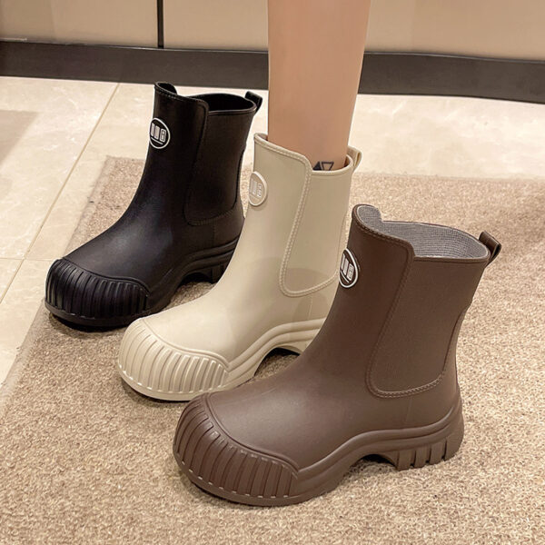 Women's Mid-Calf Waterproof Rain Boots