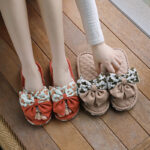 Handmade Bowknot Non-Slip Indoor Slippers - Image 3