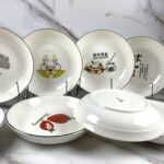 7-Inch Ceramic Rice Plate - Assorted Designs, 70-Piece Box - Image 4