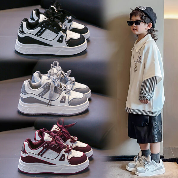 Kids Low-Top Hook-and-Loop Sneakers
