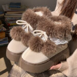 Women's Fleece-Lined High-Top Snow Boots