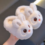 Kids Rabbit Plush Winter Slippers
