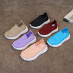 Kids' Breathable Mesh Slip-On Shoes – Unisex Casual Sneakers for Spring and Autumn - Image 4