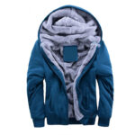 Men's Fleece-Lined Hooded Zip-Up Jacket Plus Size S-2XL - Image 3