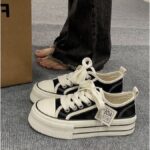 Women's Platform Canvas Sneakers - Image 2