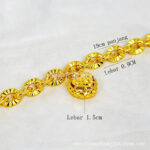 Gold-Plated Heart Chain Bracelet - Image 2