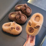 Kids Fleece-Lined Cotton Slippers - Image 4