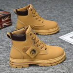 Men's High-Top Thick-Sole Work Boots