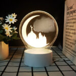1613 Moon Castle 2 / USB Plug In Switch Three Color (White, Warm, Neutral