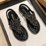 Rhinestone Flip-Toe Women's Summer Sandals - Image 2