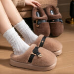 Women's Winter Plush Furry Slippers - Image 4