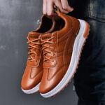 Men's Low-Top PU Sneakers