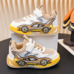 Kids' Cartoon Car-Shaped Sneakers – Non-Slip Soft Sole, Breathable Sports Shoes for Boys - Image 6