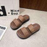 Women's Thick-Sole Double-Strap Non-Slip Sandals - Image 8