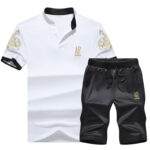 Men's Summer Casual Two-Piece Set – Short Sleeve T-Shirt and Long Pants - Image 3