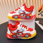 Kids' Cartoon Car-Shaped Sneakers – Non-Slip Soft Sole, Breathable Sports Shoes for Boys - Image 7