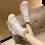 Women's Winter Fleece-Lined Platform Martin Boots - Image 3
