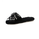 Women's Love Bow Plush Home Slippers - Image 5