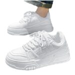 Minimalist Low-Top Platform Skate Sneakers - Image 5