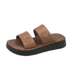 Women's Thick-Sole Double-Strap Non-Slip Sandals - Image 5