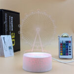 Ferris Wheel / Cracked Glowing Base USB Battery Remote 16 Color