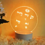DIY LED Message Board Night Light with Erasable Writing Surface - Image 4