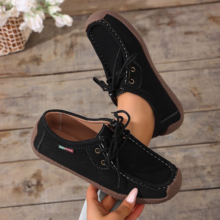 O1CN01lJs8bb1Dj0WNNiZgW_2218528120251-0-cib.jpg Women's Suede Wool Insole Loafers - Image 1
