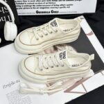 Women's Platform Canvas Sneakers - Image 3