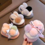 Kids Winter Cotton Indoor Slippers - Image 3