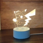 Pikachu Looking Back Tail Path / Touch 3 Color USB + Battery Compartment (Cool, Warm, Neutral