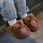 Kids Fleece-Lined Cotton Slippers - Image 3