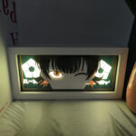 Blue Lock Paper Carving Lamp - Anime Character Night Light with Frame, USB/Battery Touch & Remote Options