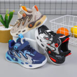 Kids' Leather Non-Slip Basketball Shoes - Boys & Girls Sports Sneakers - Image 4
