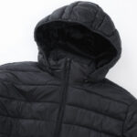 Men's Lightweight Hooded Padded Jacket Winter Casual Coat - Image 3