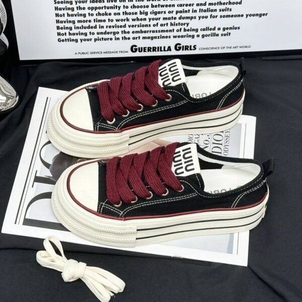 Women's Platform Canvas Sneakers