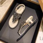 Rhinestone Flip-Toe Women's Summer Sandals - Image 6