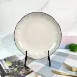 Time Gray 8 Inch Plates