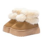 Women's Fleece-Lined High-Top Snow Boots - Image 7