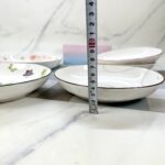 8-Inch Rain Stone Ceramic Plates - Wholesale Box of 50 - Image 4