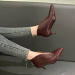 Women's Pointed Toe Ankle Boots - Image 2