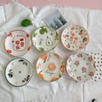 Ceramic Plate 8.3 Inch Printed Design, 60-Piece Box