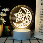 1651 Star Moon / USB Plug In Switch Three Color (White, Warm, Neutral