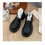 Round Toe Platform Loafers - Image 3