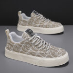 Men's Low-Top Canvas Skate Sneakers - Image 4