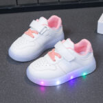 Kids LED Light-Up Low-Top Sneakers – Waterproof Casual Shoes - Image 7
